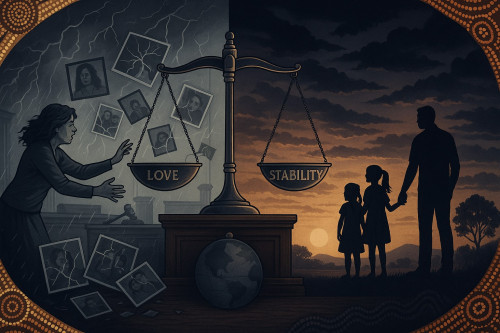 The Least Worst Option: Parental Conflict, Child Alignment, and the Breaking Point