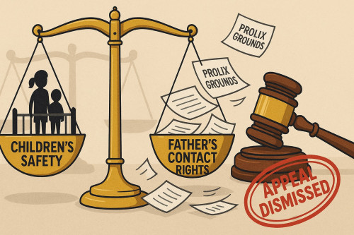 Epic Courtroom Fail: Father Loses Parenting Appeal, Risks to Children Confirmed, and Even His Lawyer Referred for Sanction