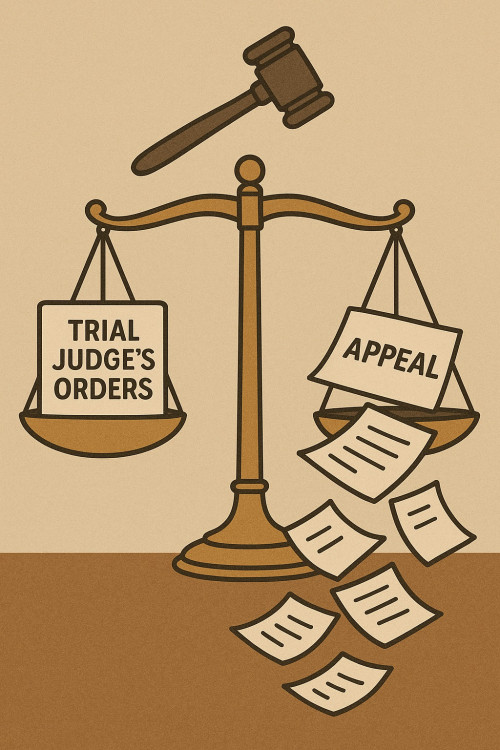 ⚖️ No Error, No Appeal: When Property Orders Stand Firm