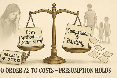 Appeal Withdrawn, Costs Denied: When Compassion Meets Costs in Family Law
