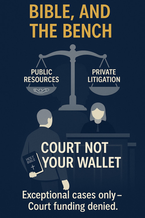 Bias, Bible, and the Bench: Court Rejects Self-Represented Father’s Claim for Free Transcripts in Futile Appeal