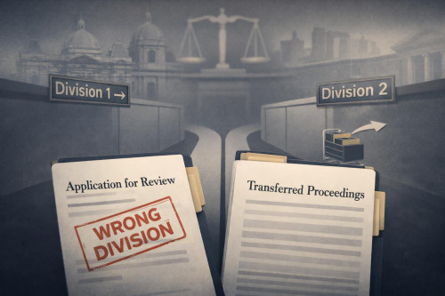 Jurisdiction Trap: Division 1 Can’t Review a Division 2 Registrar—So the Case Had to Go Back
