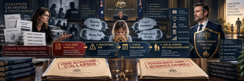 When the Abuse Narrative Became the Risk: Mother’s Allegations Failed, Psychological Harm Found, and Residence Changed to the Father