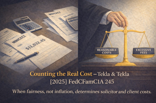 Court Clarifies How to Calculate Fair Solicitor and Client Rates in Family Law Costs Orders