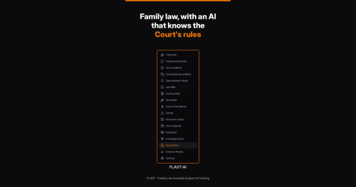 Meet FLAST-AI: Your Family Law Workspace, Built Around the Court's AI Rules