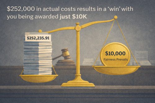 Fathers actual costs of $252,000 result in a costs order of just $10,000: The Costly Lesson in Proportional Justice 