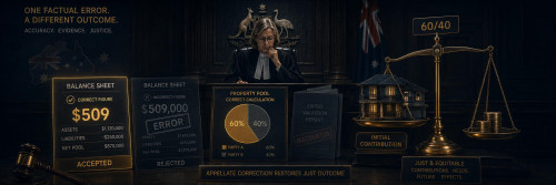 $509 vs $509,000: When One Wrong Mortgage Figure Changes the Whole Property Settlement