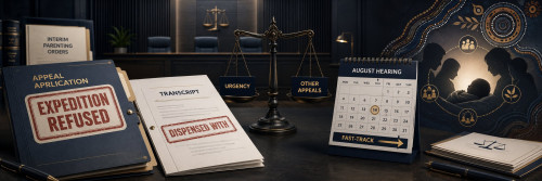 Expedition Refused, Transcript Waived: Interim Surrogacy Appeal Already Moving Fast Enough