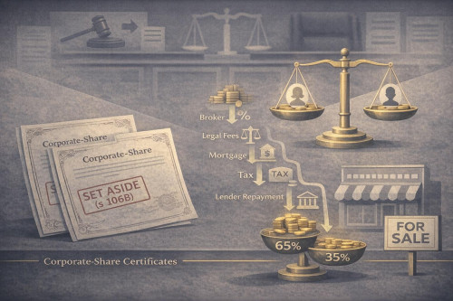 When “Loan Repayment” Becomes Asset Stripping: Share Transfers Set Aside, Businesses & Properties Forced to Sale, Wife Awarded 65/35 — and Papers Referred for Investigation