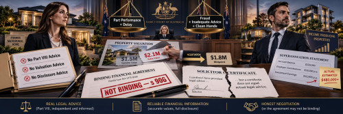 The Forged Valuation and the Failed BFA: Why a Signed Financial Agreement Was Not Binding Without Real Legal Advice